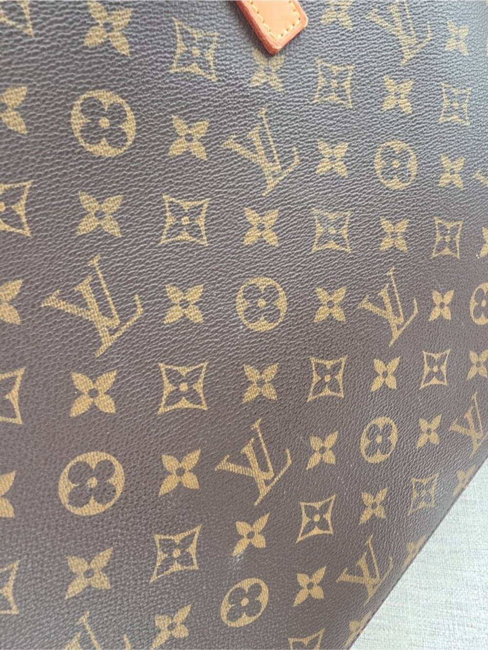 Authntic Louis Vuitton Brown Monogram Canvas Zip Tote Shoulder Bag Large - Picture 5 of 14